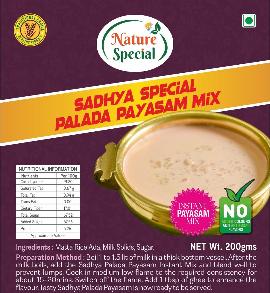 Nature Special Sadhya Palada Payasam Mix - 200Gms