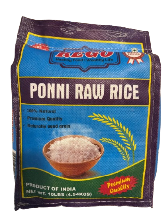 Avani Grains Premium Ponni Raw Rice - 10 lbs
