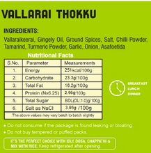 Load image into Gallery viewer, Vallarai Thokku - 250g
